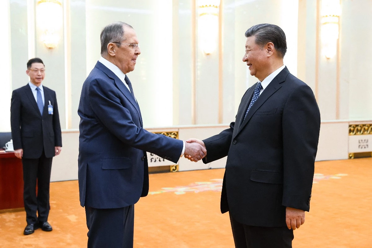 Xi Jinping kínai elnök Szergej Lavrov orosz külügyminiszterrel tárgyalt