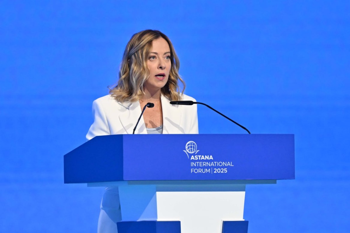 Meloni szorosabb EU-Közép-Ázsia kapcsolatokat sürgetett Asztanában<br>